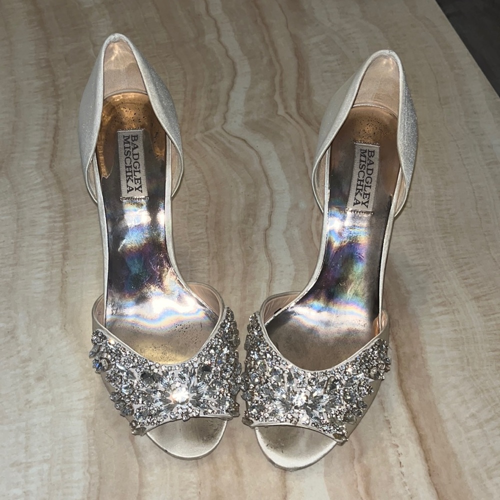 Badgley Mischka CRYSTAL heels